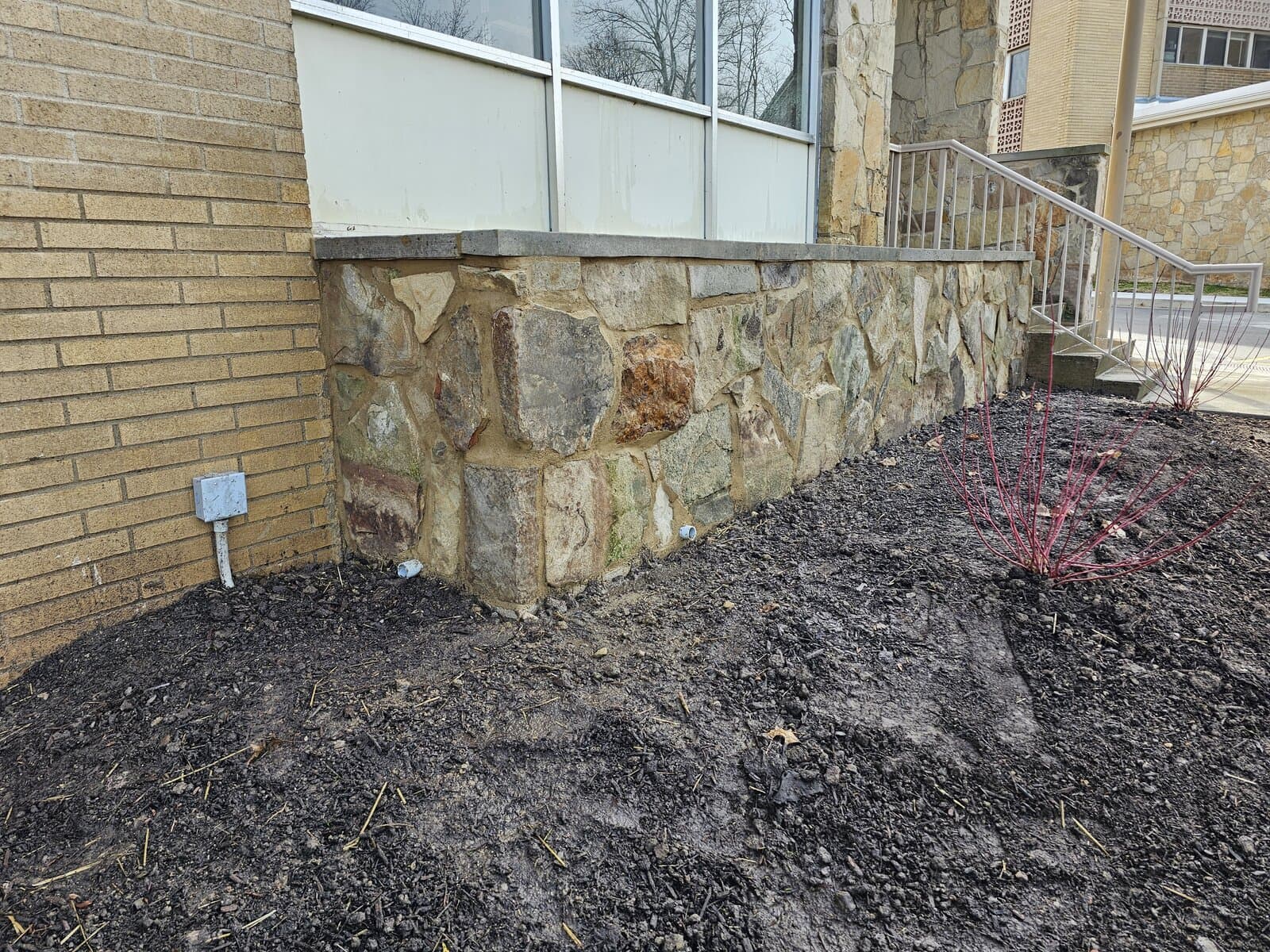 Concrete and stone repair work